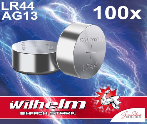 100 wilhelm ag13 knopfzellen - ag13,