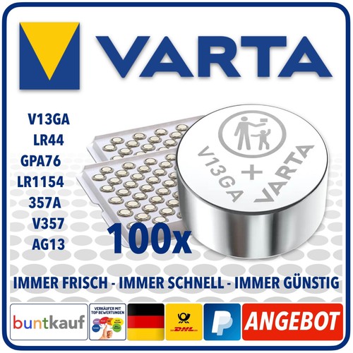 100x varta v13ga lr44 lr1154 - 100x,