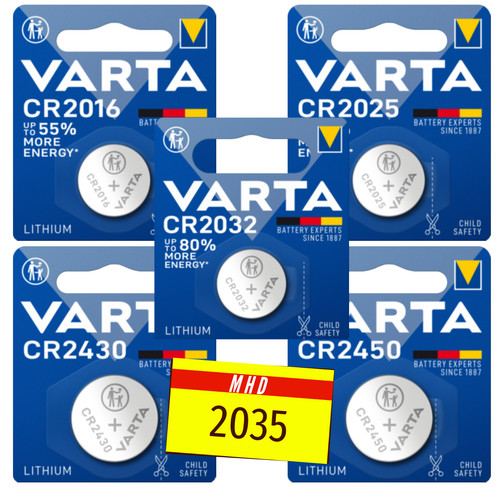 Varta lithium knopfzellen - varta,