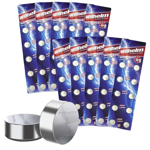 100 wilhelm ag13 knopfzellen - x,