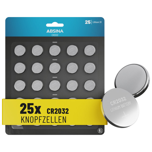Absina 25x knopfzelle - 25x,