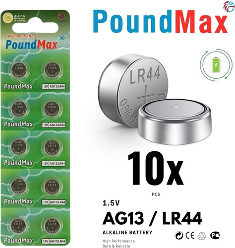 10x ag13 lr44 poundmax - 10x,