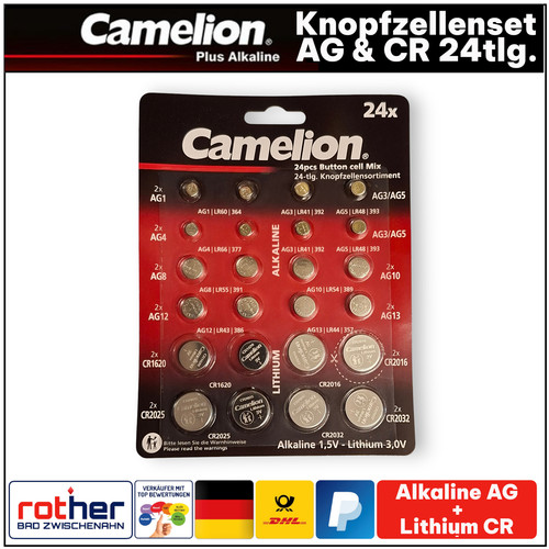 Knopfzellen batterien - knopfzellen,