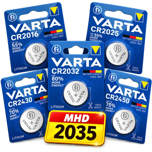 Varta lithium knopfzellen - lithium,