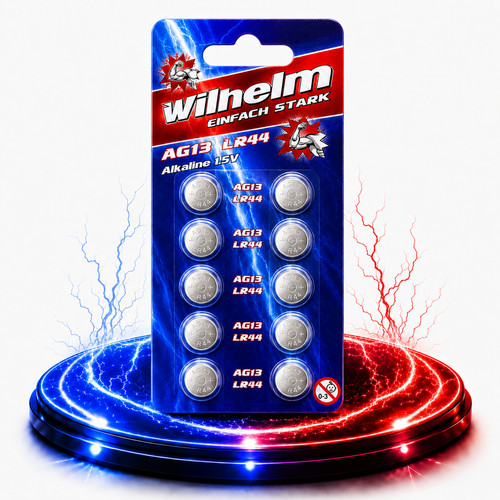 Wilhelm ag13 knopfzellen - x,