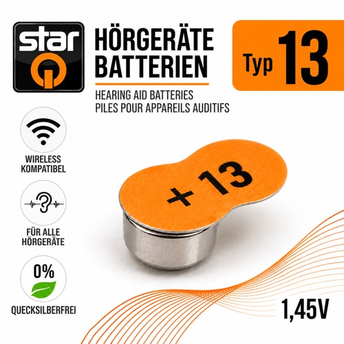 80x hörgeräte batterien - 80x,