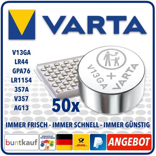 50xvarta v13ga lr44 lr1154 357 - v13ga,