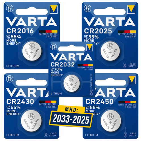 Varta lithium knopfzellen - varta,