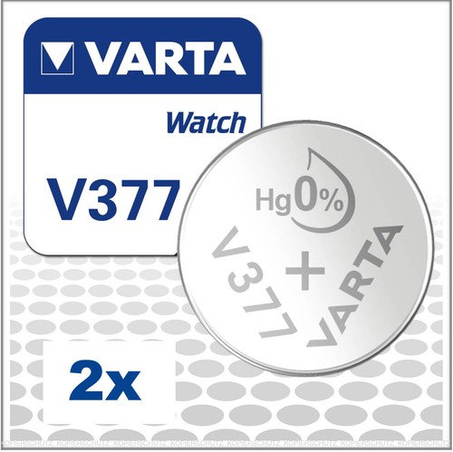 Varta v377 sr626sw watch - 2x,