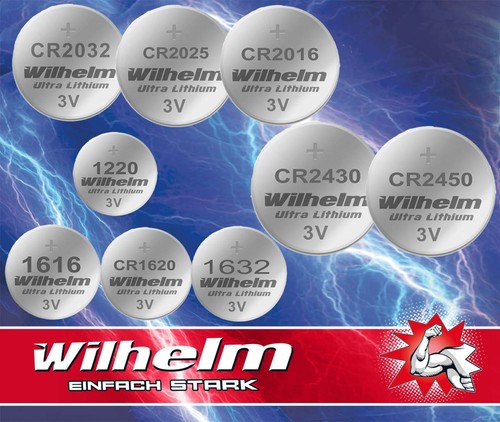 Wilhelm knopfzelle cr2016 - knopfzelle,