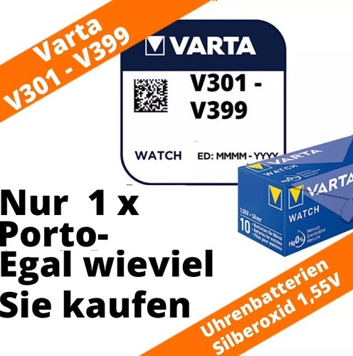 Varta silberoxid knopfzellen - varta,