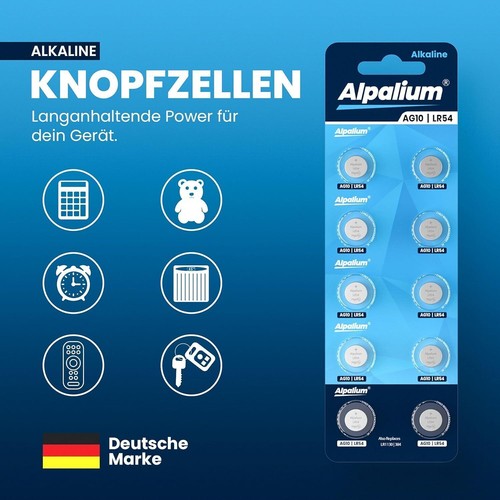 Lr1130 ag10 knopfzellen - knopfzellen, lr1131