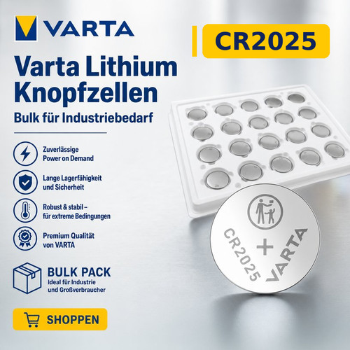 Varta cr2025 lithium - varta, 3v