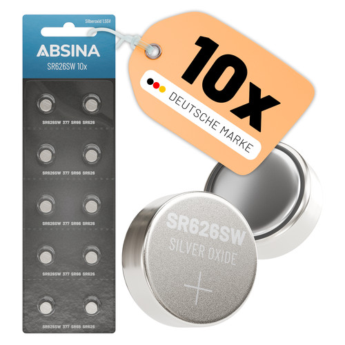 Absina sr626sw uhrenbatterie - absina,